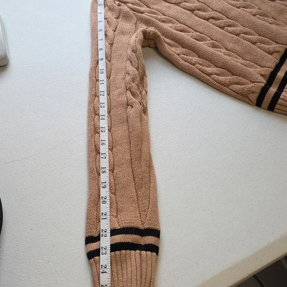 Hope & Henry 100 Percent Cotton Long Sleeve V Neck Sweater Size M - Picture 10 of 10